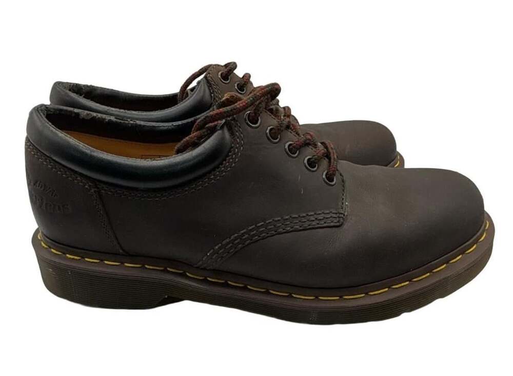 Dr. Martens 8053 Crazy Horse Dark Brown Leather 5-Eye Casual Shoes